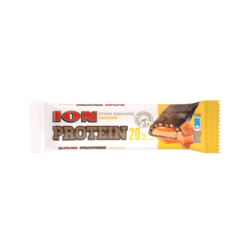 ION Protein Μπάρα με 20% Πρωτεΐνη & Γεύση Καραμέλα 50gr