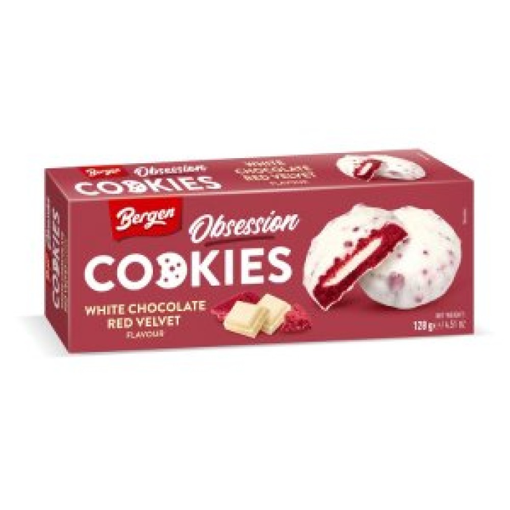 Obsession Cookies Red Velvet Bergen 128g
