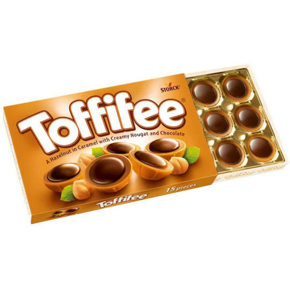 Toffifee Creamy Nougat Chocolate Σοκολατάκια 15 Pieces 125g