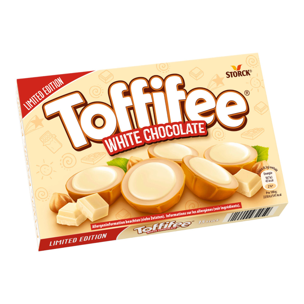 Toffifee Limited Edition White Chocolate 15 Pieces 125g