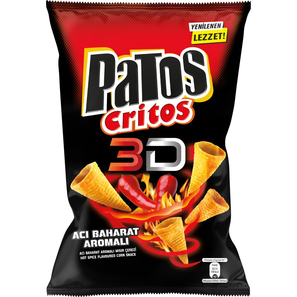 Patos Rolls 3D Critos Chili 90g