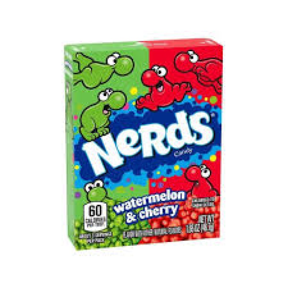 Nerds Candy Watermelon CHerry καραμελάκια κουτί 46.7g