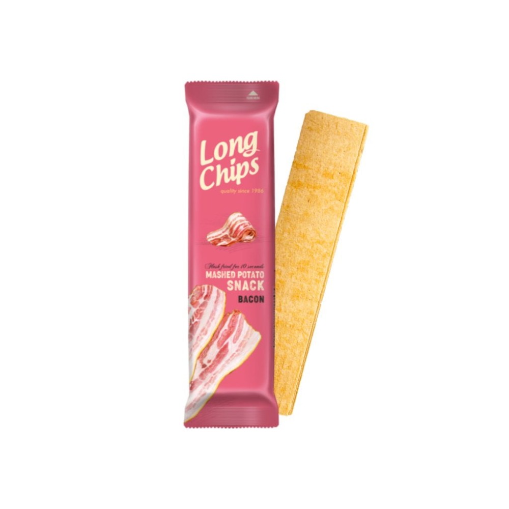 Long Chips BACON ΠΑΤΑΤΑΚΙΑ 75g