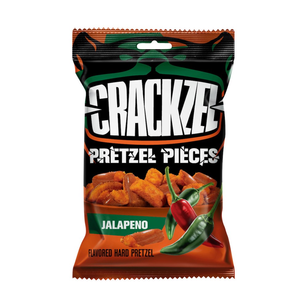 Crackzel Pretzels JALAPENO 85g