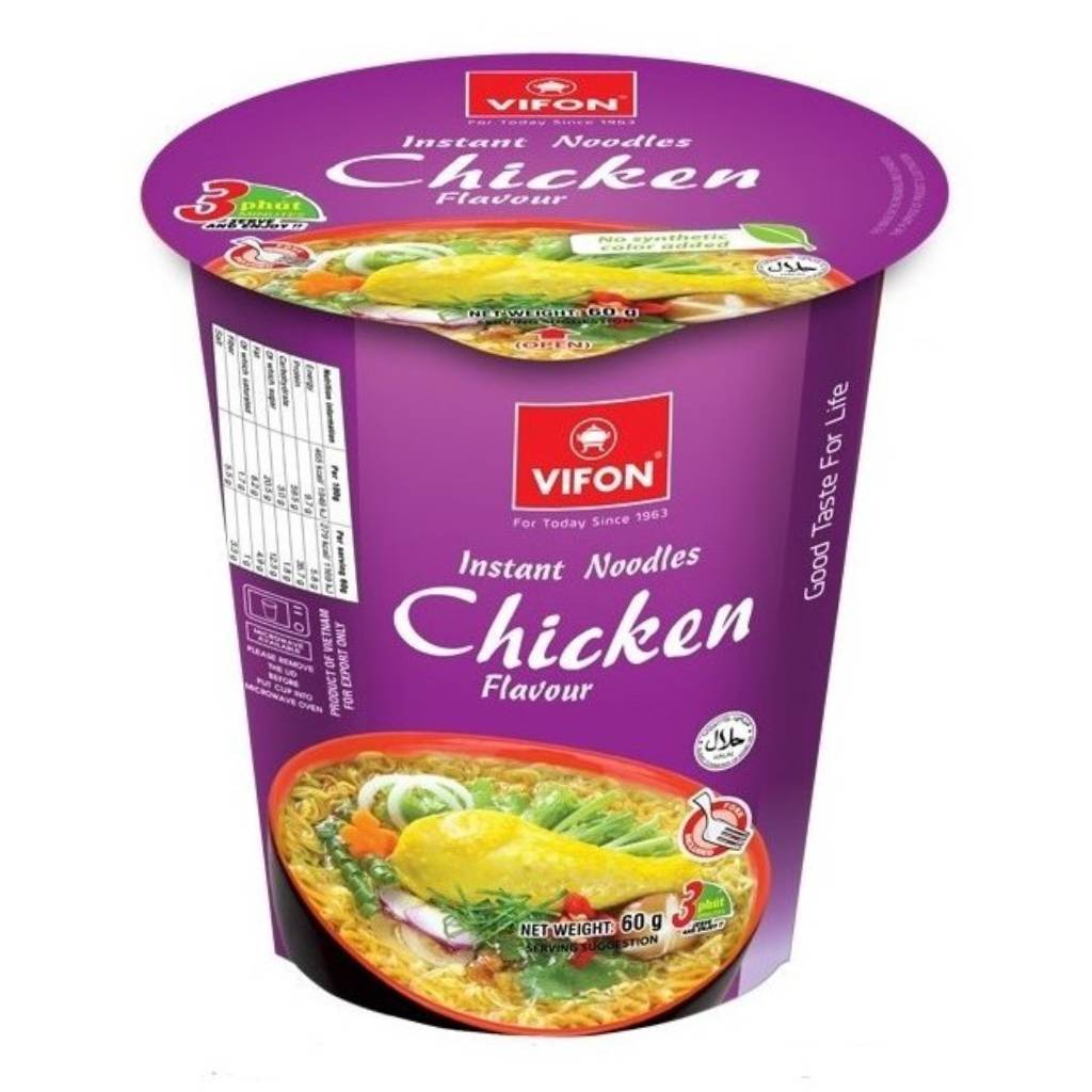 Instant Cup Noodles Chiken Flavour 60gr | Greek Deli Goods - Premium Snacks and Foods